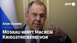 Atom-Schirm: Moskau wirft Macron Kriegstreiberei vor | AFP