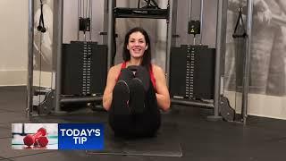 Fitness tip: Crunch with twist