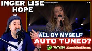 Auto Tuned? - Inger Lise Hope | All By Myself (Eric Carmen) | LIVE | The Voice Norway 2024