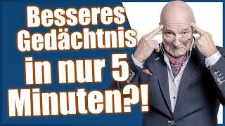 Gedächtnis verbessern in nur 5 MINUTEN?! Übungen für das Gedächtnis 