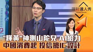 【理財達人秀】「輝黃」神測山陀兒 AI給力 中國消費起 投信搶IC設計｜李兆華、容逸燊 2024.10.04 part5