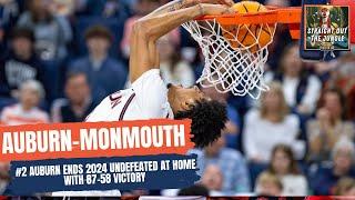 NONCONFERENCE = COMPLETE! #2 Auburn hammers Monmouth 87-58 in Neville Ahead of SEC Play | EP. 20