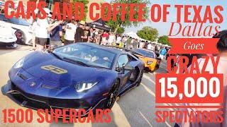 The Biggest And Craziest Carshow In All Of Texas: Cars and Coffee Dallas!!!