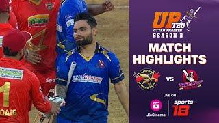 Kanpur Superstars vs Meerut Mavericks | UPT20 Highlights | JioCinema & Sports18