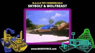 Kenner M.A.S.K Toy Commercial: Skybolt & Wolfbeast (French)