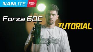 NANLITE Forza 60C Operation Tutorial | Alexandru Don