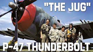 Republic P 47 Thunderbolt: Fighter, Bomber, And WWII Escort Aircraft | Restored & Upscaled Film