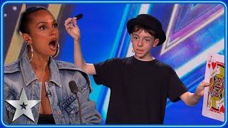 13-year-old schoolboy's marvellous MAGIC! | Auditions | BGT 2023