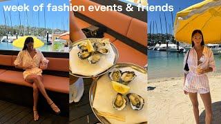 fashion events, friends & food | week in my life