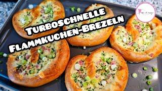  Unfassbar leckere  FLAMMKUCHEN-BREZELN  Partysnack  Thermomix