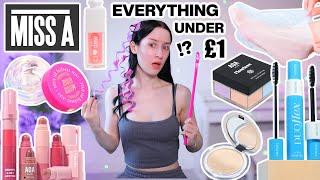 I Only Used The CHEAPEST Beauty Products For 24 Hours... *SHOP MISS A Makeup, Skincare + More*