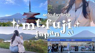 japan vlog ️ | day trip to mt fuji from tokyo ️ kawaguchiko, fujiyoshida | ft. gaston luga