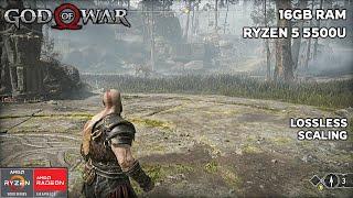 GOD OF WAR - RYZEN 5 5500U - 16GB RAM - VEGA 7 - BENCHMARK