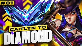 How to play Caitlyn in low Elo - Caitlyn Unranked to Diamond #1 | Caitlyn ADC Gameplay Guide