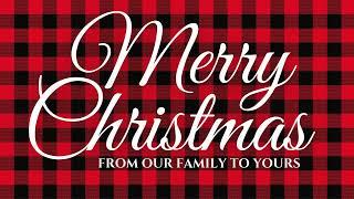 Buffalo Plaid Christmas Holiday Backgrounds  Screensavers Merry Christmas TV Display Christmas Scene