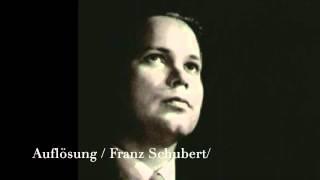 Auflösung, Schubert. Fischer-Dieskau (1955)