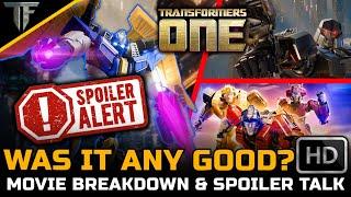 Transformers One Movie Breakdown, Hidden Characters, Spoiler Talk & Review! - TF News