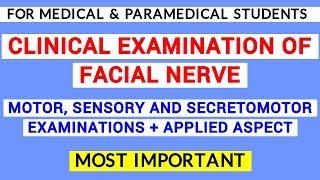 FACIAL NERVE EXAMINATION | CLINICAL LAB | PHYSIOLOGY PRACTICALS