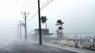 Erste Aufnahmen zeigen die Zerstörung, die Hurrikan "Milton" in Florida anrichtet