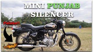 Mini Punjab Silencer(Shot Bottle) Royal Enfield BS6 Detailed Review | BS6 Standard Bullet 350