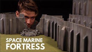 Build a SPACE MARINE FORTRESS! DIY Terrain Crafting for Warhammer 40k