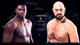 Larry Holmes versus Tyson Fury VOLLEDIGE STRIJD | Onbetwiste boksgame AI-simulatie