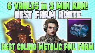 The First Descendant Vault Farm Locations Guide in White Night Gulch Best Cooling Metallic Foil Farm