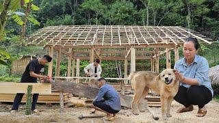 Complete The Roof Frame - Make Crispy Rice Cracker Enjoy Together - Animal Farm