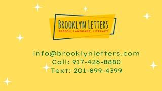 Brooklyn Letters: NYC Metro Area Speech Language Therapy, Literacy Orton Gillingham, & Math Tutoring