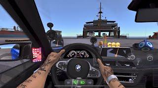 Realistic BMW Car Cross The River ! Truck Simulator : Ultimate - Mobile Gameplay