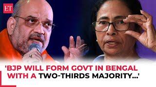 In 2026, BJP will form govt in Bengal with a two-thirds majority...: Amit Shah