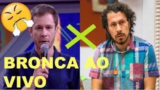 BBB17-Tiago Leifert AO VIVO Da Bronca Histórica em Rômulo,VEJA Reação dele!bbb 17 22/03/17