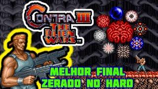 Contra 3 - ZERADO no HARD - Final Verdadeiro no Contra do Super Nintendo