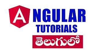 ANGULAR TUTORIALS IN TELUGU - SPA