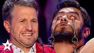 Judges Can't Watch DANGEROUS Audition on Romania's Got Talent! | Got Talent Global