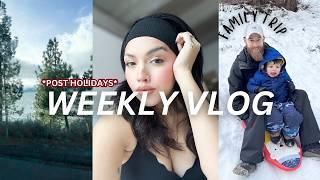 weekly vlog  after holiday reset, family trip & Updated Skincare