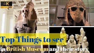 10 Must Sees Treasures in British Museum and the story behind | virtual Museum Tour | Masterpiece 4K