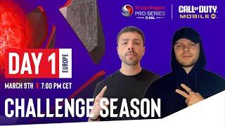 Call of Duty: Mobile | Challenge Season | Europe - Day 1 - English