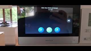 Hikvision Intercom With Gate Access Control Demo