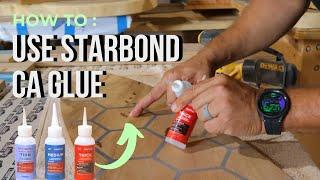 Starbond CA Glue : Better than wood putty for small defect repair.