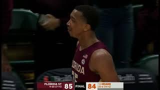 FSU’s Buzzer Beater vs. #13 Miami | 2023 CBB Highlights