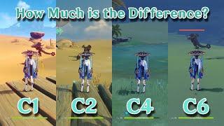 C1 Wanderer to C6 Wanderer comparison!! How Much is the Difference?? gameplay Comparison!!