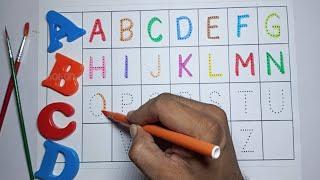 Easy to Trace ABC Letters | ABC Song | ABCD | Tracing | Alphabet | Phonics | P1 | #kidschohantv