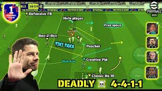 OP 4-4-1-1  Quick Counter Tiki Taka Best Formation In eFootball 2025 | Quick Counter Xabi Alonso