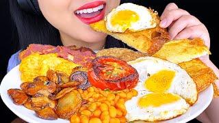 ASMR ENGLISH BREAKFAST MUKBANG 먹방 Eating Sounds (NO TALKING) ASMR Phan