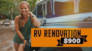 $900 POP UP CAMPER REMODEL - MUST SEE