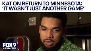 Karl-Anthony Towns on return to Minnesota: 'It wasn't just another game'