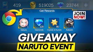 How To Get FREE Diamonds in Mobile Legends 2025 ( NARUTO SKINS + 20 WEEKLY PASS )