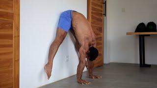 Wall Pike Compression - Straddle Reps - Height performance Exercise Demo