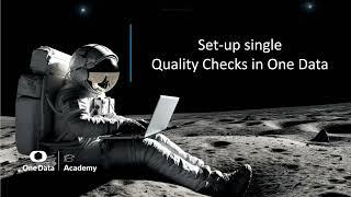 Set Up Single Quality Checks in One Data